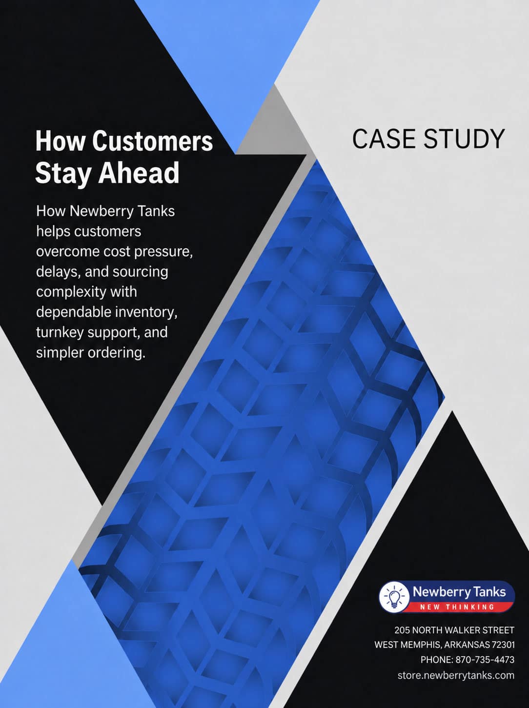 How Customers Stay Ahead of Delays, Cost Pressure, and Sourcing Complexity with Newberry Tanks