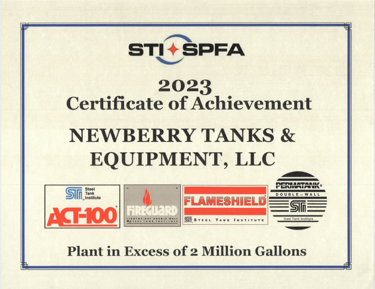 sti 2023 2 million gallons
